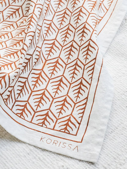 Hand Screen Printed Tea Towel - Set of 2