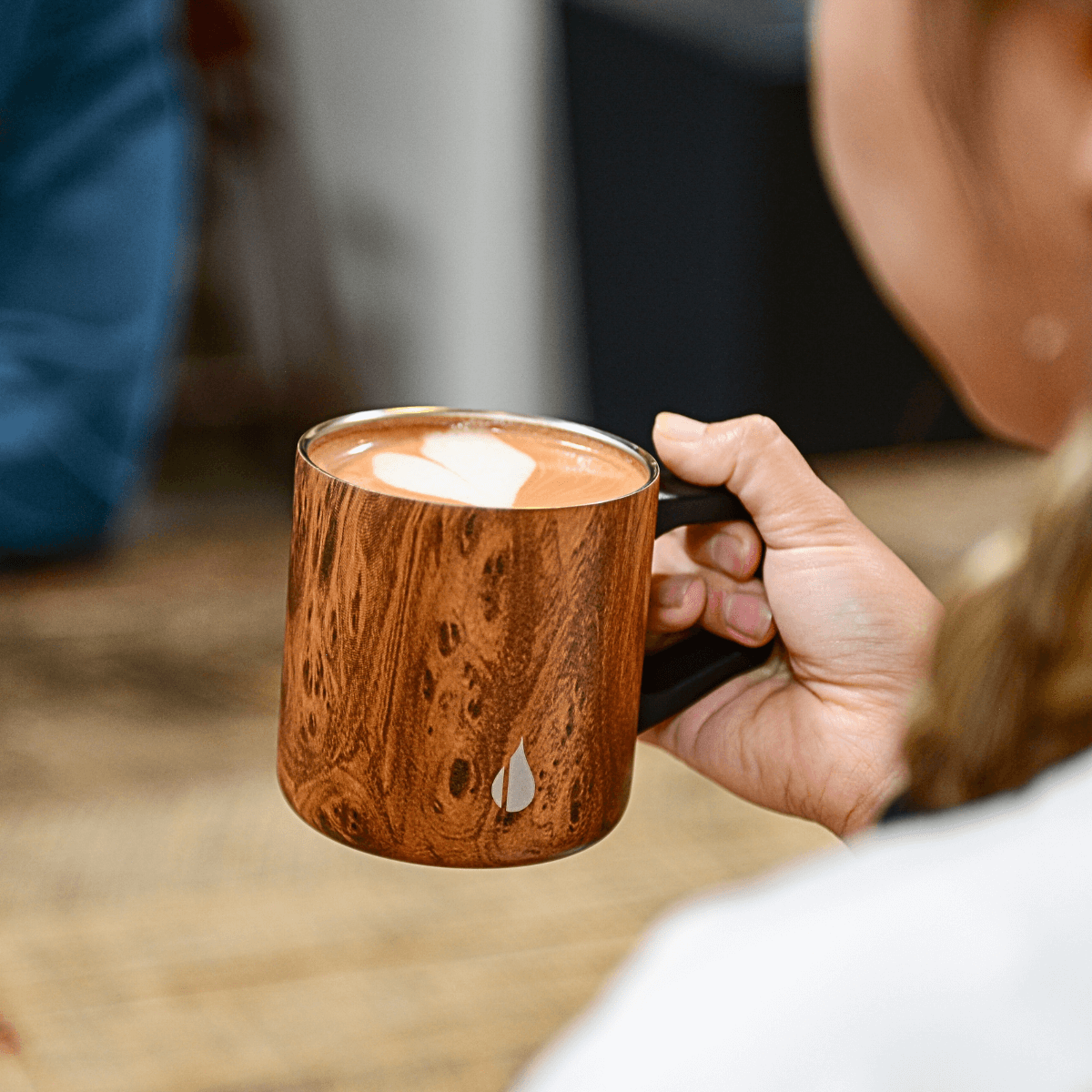 Summit 12oz Mug - Teak wood