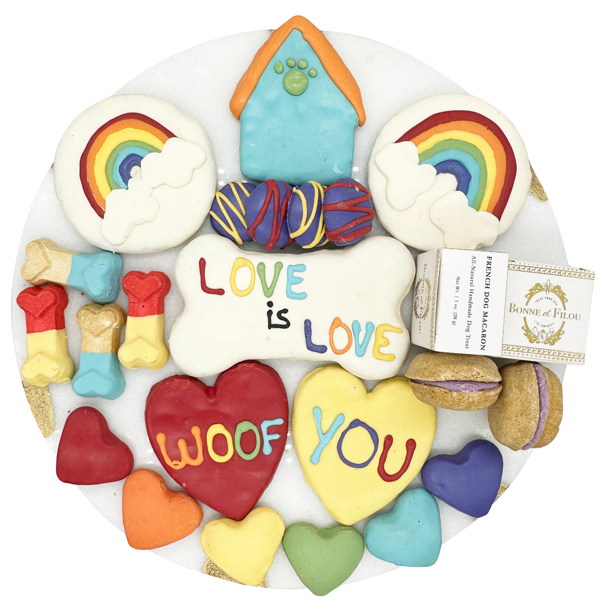 Pride Themed Dog Treats Gift Box