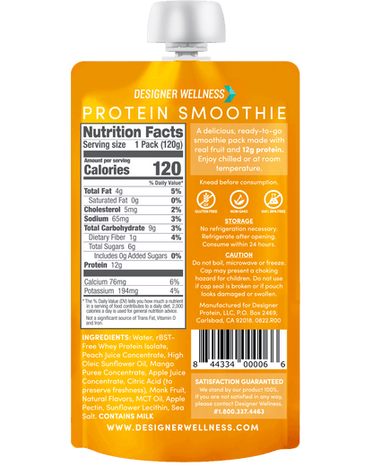 Protein Smoothie - Peach Mango 12 pack