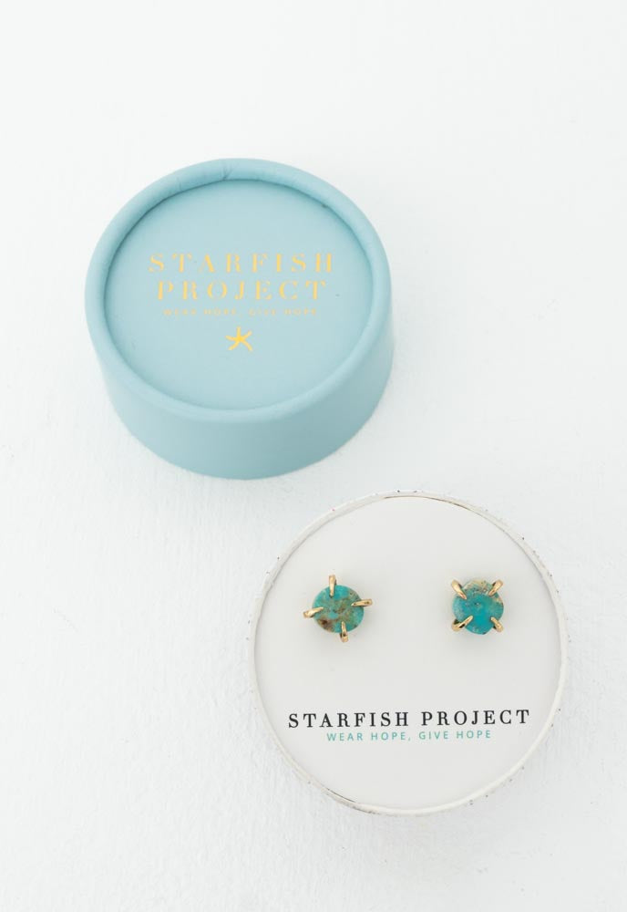 Spirited Turquoise Studs by Starfish Project