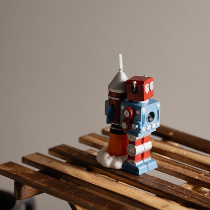 Robot Birthday Candle