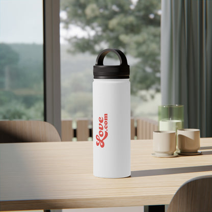 Stainless Steel Water Bottle, Handle Lid