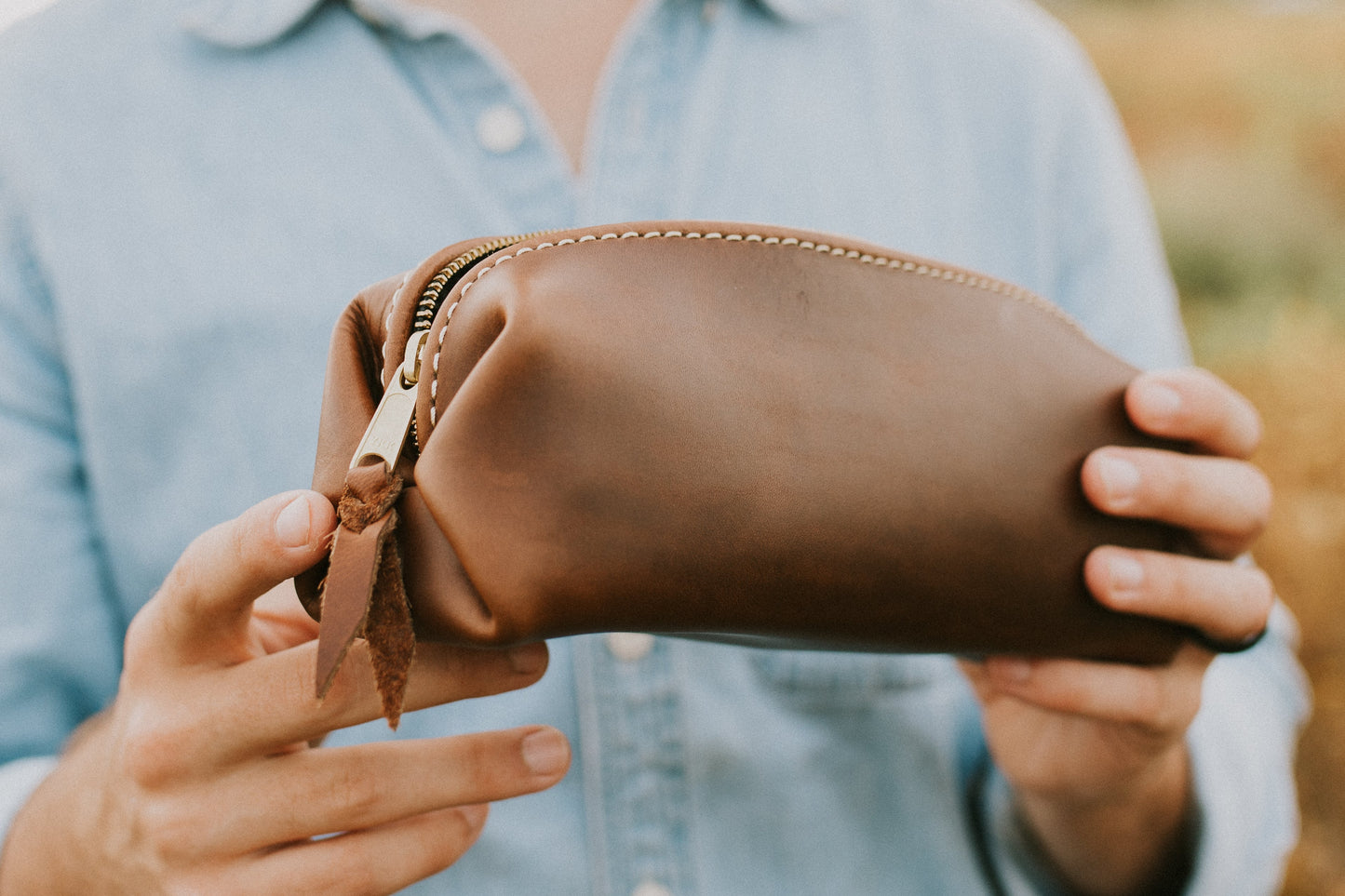 Toiletry Bag by Lifetime Leather Co