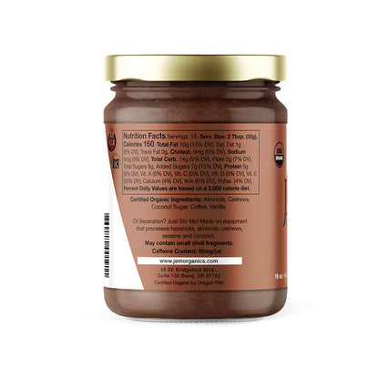 Coffee Cashew Almond Butter - Large