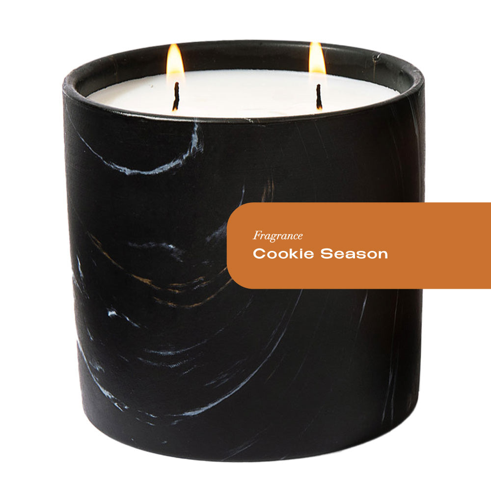 Cookie Season Black Marquina Candle 17oz