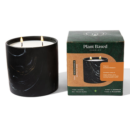 Cookie Season Black Marquina Candle 17oz