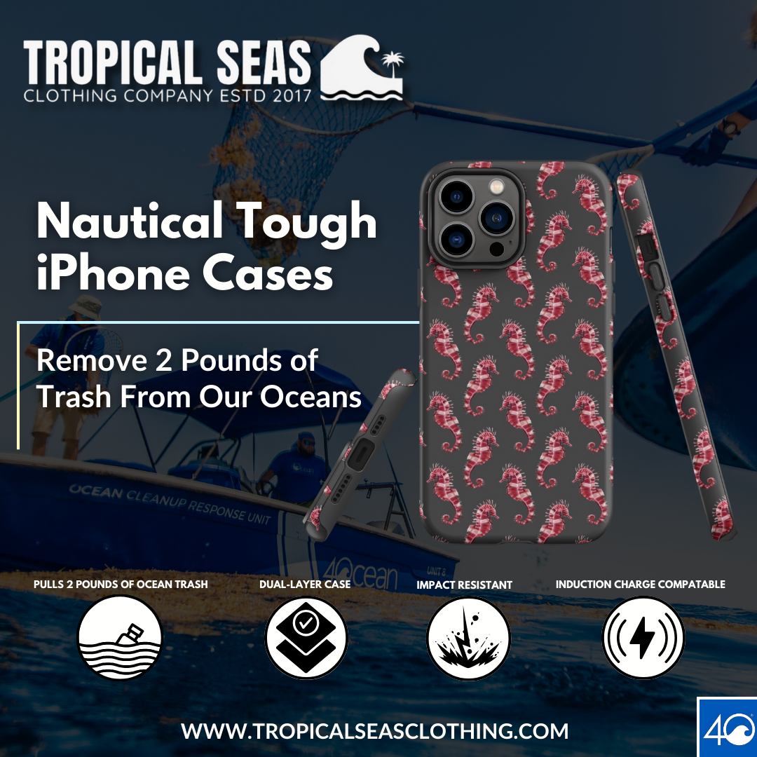 Candy Cane Sea Horse Tough Case for iPhone®