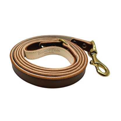 Plain Leather Dog Leashes