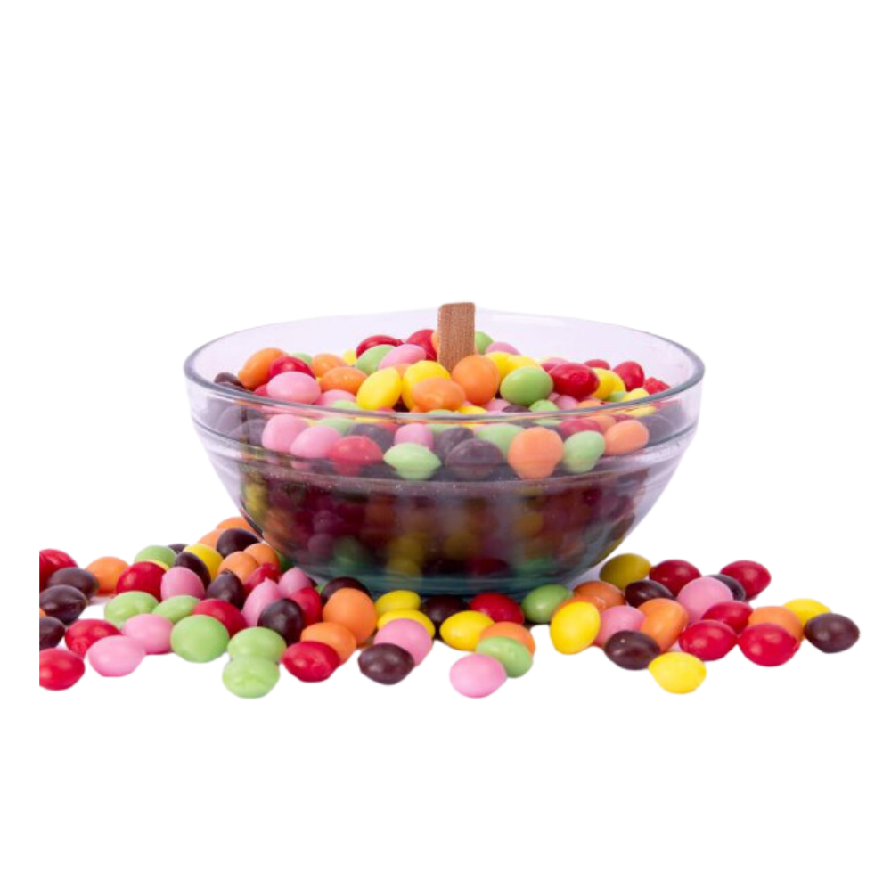 Colourful Rainbow Sugar Bowl Scented Candle