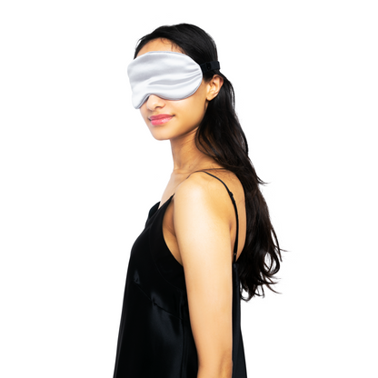 Beauty Silk Eye Mask with Velvet Band (19 Momme)