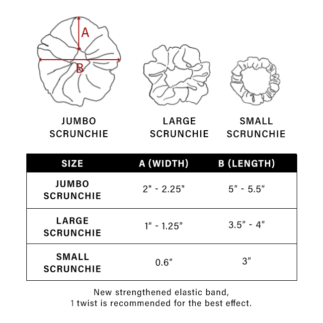 Mulberry Silk Scrunchies Combos