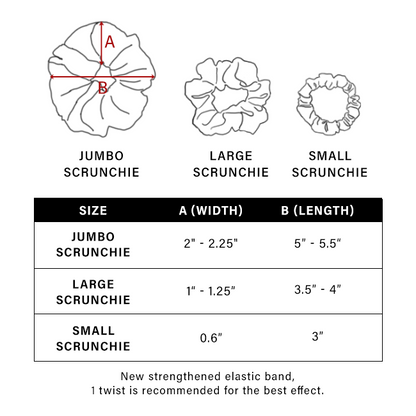 Mulberry Silk Scrunchies Combos