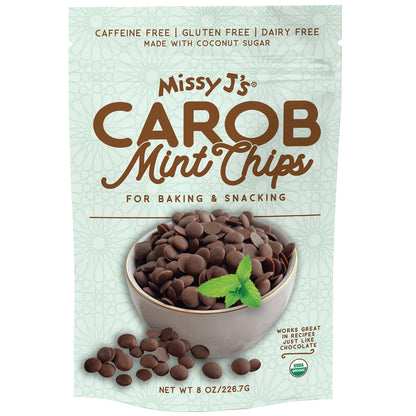 Missy J's Organic Carob Chips Sampler pack-3 flavors