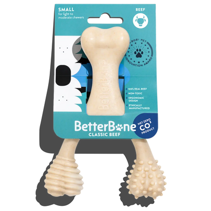 BetterBone CLASSIC - All Natural, Non-Toxic, Safer on Teeth, Soft, Puppy, Dog Chew-NYLON FREE by The Better Bone Natural Dog Bone