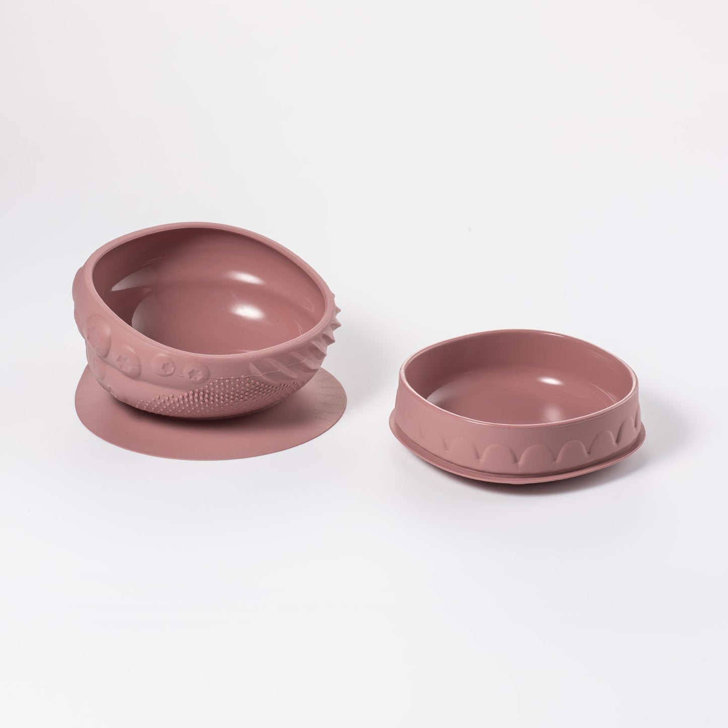 Sensory Baby Bowl - Raspberry by Miniware