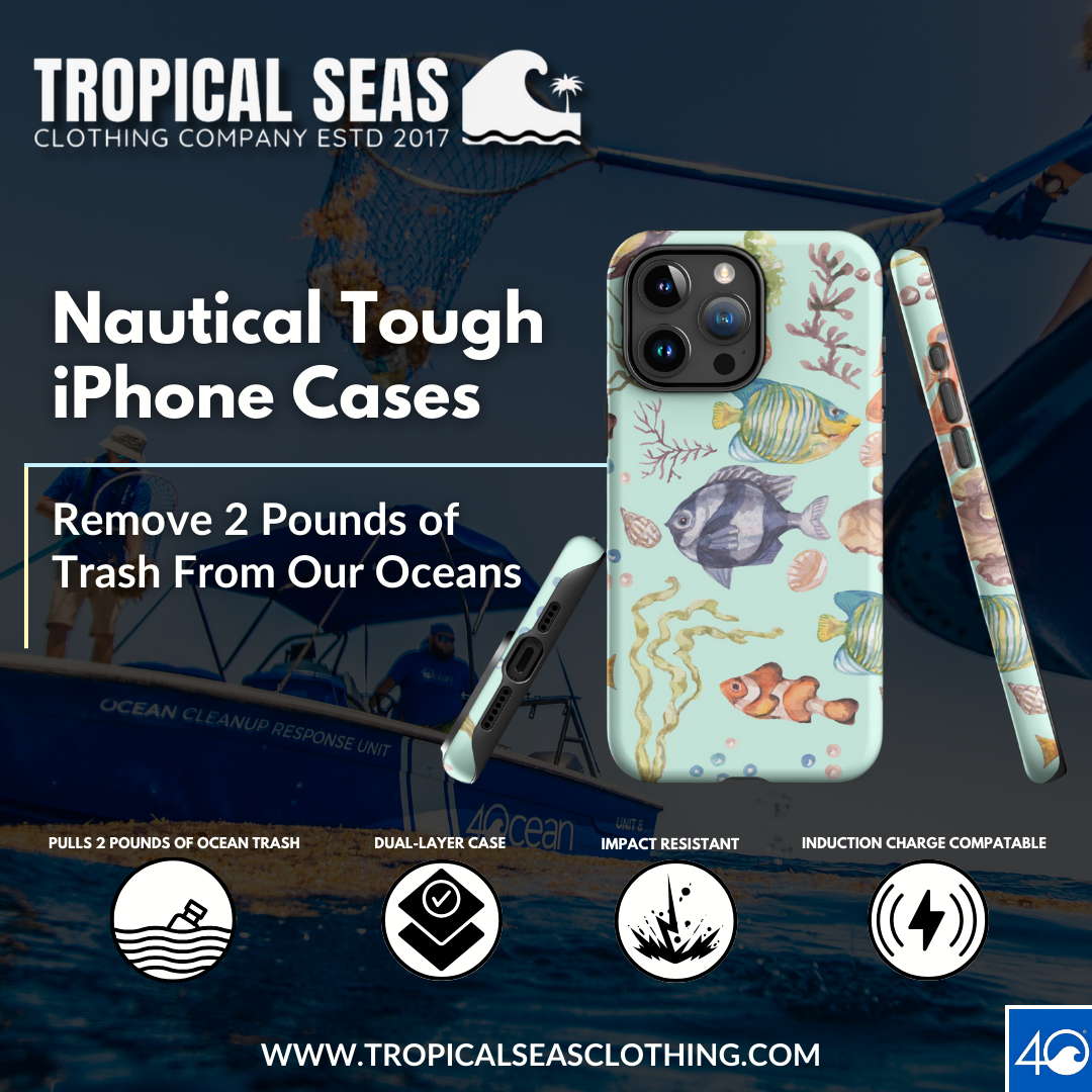 Salty Turquoise Reef Tough Case for iPhone®