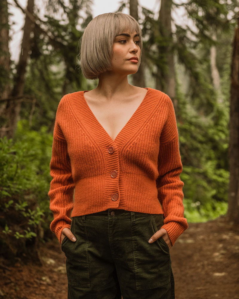 Recycled Wool Cropped Cardigan by United By Blue