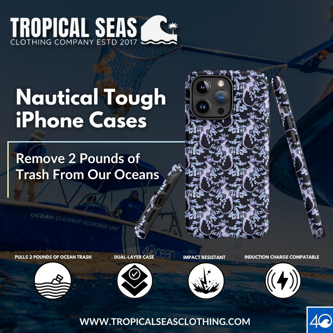 Purple Sea Dragons at Night Tough Case for iPhone®