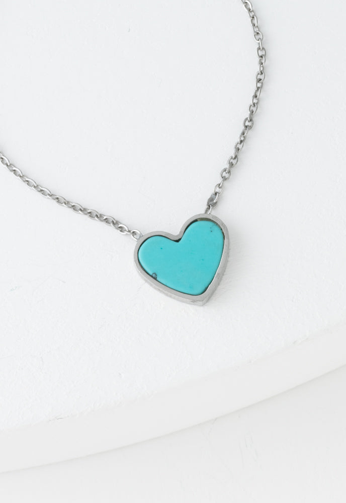 Bay Turquoise Heart Necklace by Starfish Project