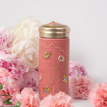 Honey Bee Travel Mug with Crystals by ACERA LIVEN