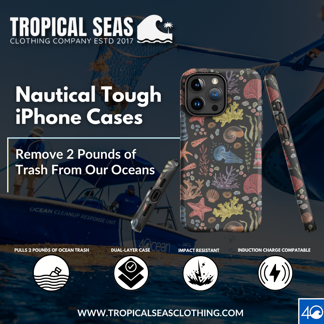 Nautical Tropic Reef Pattern Tough Case for iPhone®