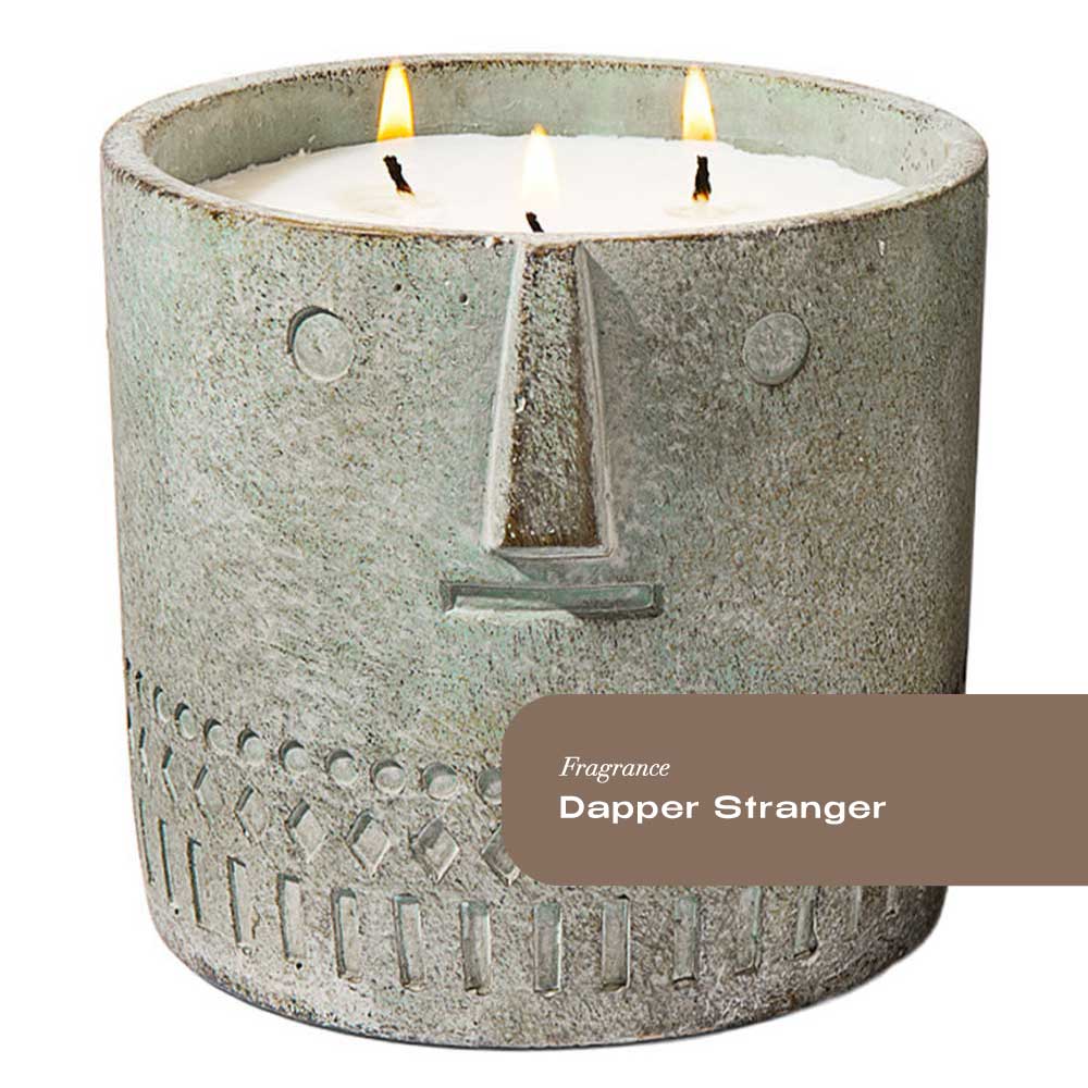 Dapper Stranger Stone Face Candle 27oz