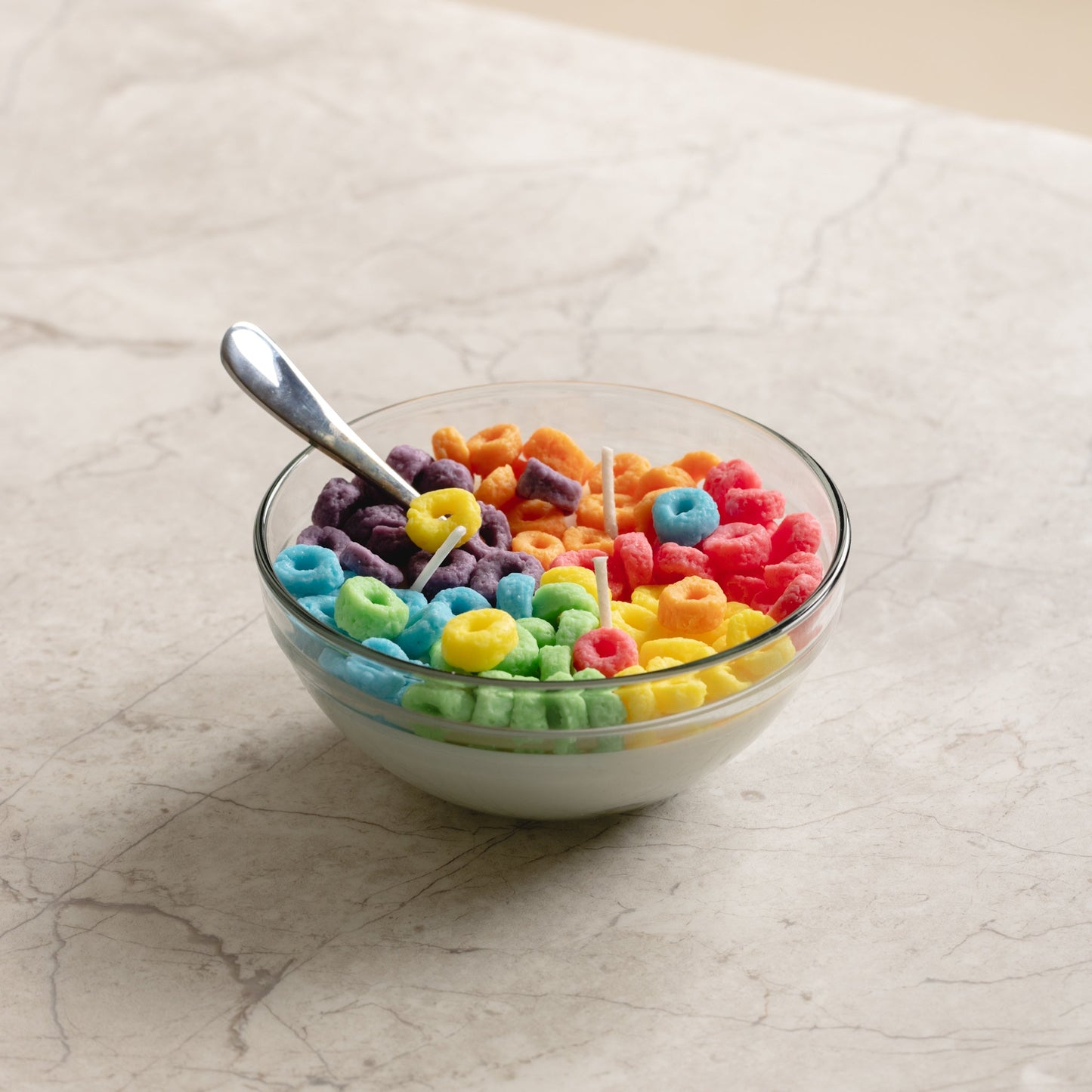 Fruit Loops Cereal Candle Bowl