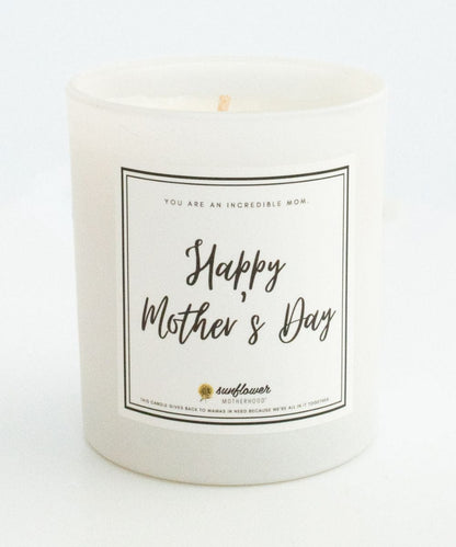 Happy Mother's Day Candle