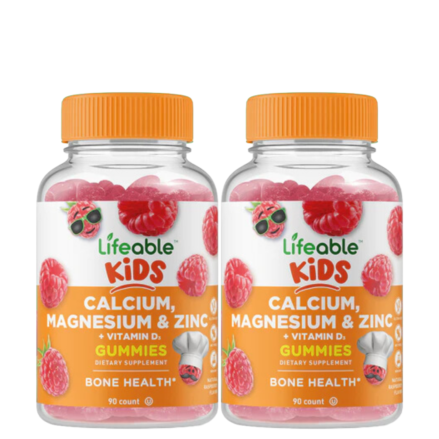 Calcium Magnesium Zinc with Vitamin D Gummies for Kids