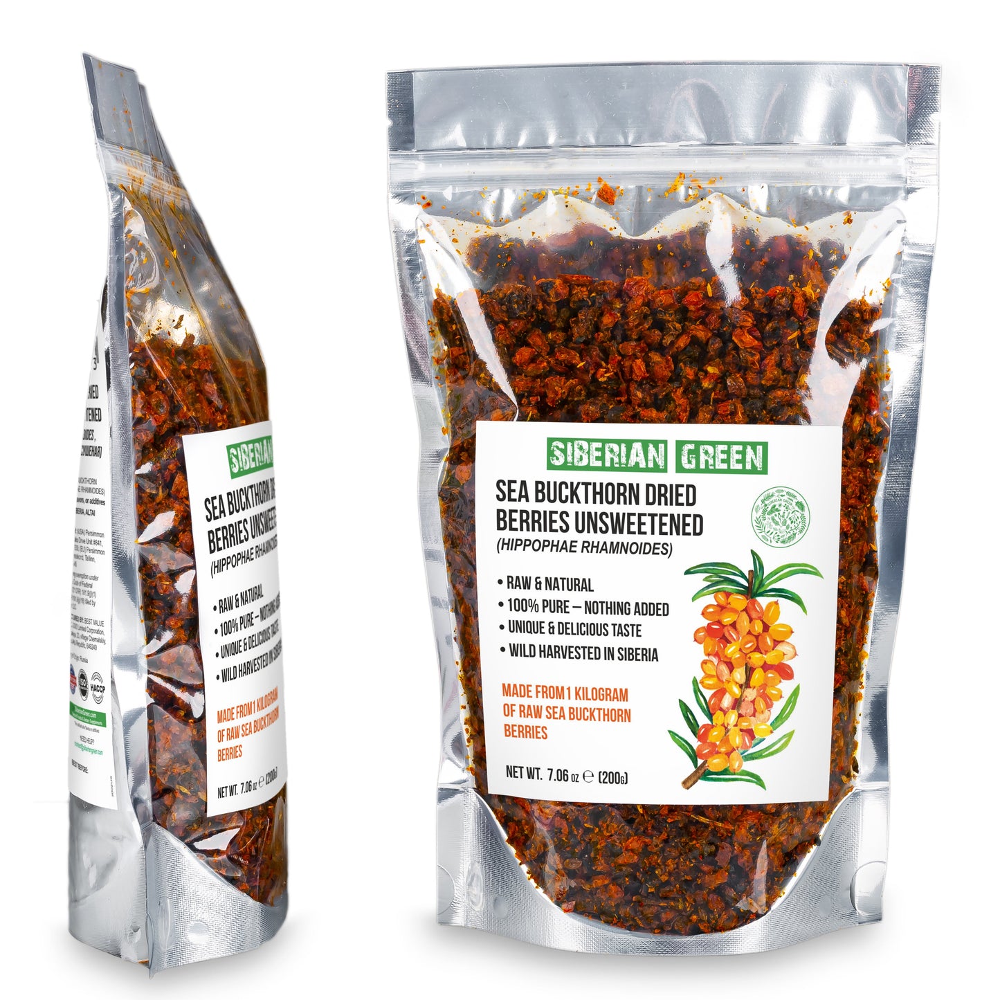 Sea Buckthorn Berries 200g | A Nutrient-Packed Superfood