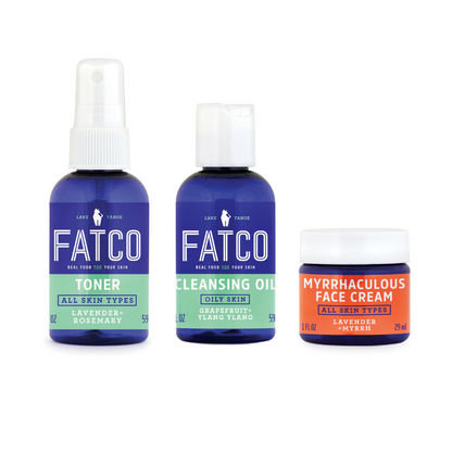 Facial Skincare Basics | Travel Size, Oily Skin by FATCO Skincare Products