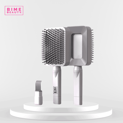 3D Self-cleaning Deluxe Rectangular Hair Brush