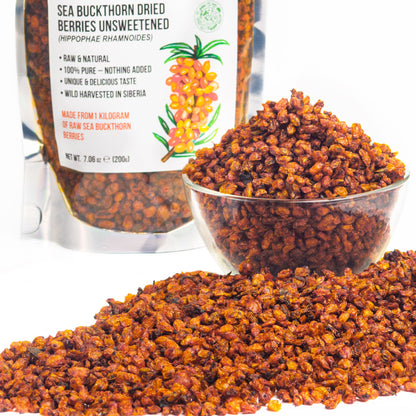 Sea Buckthorn Berries 200g | A Nutrient-Packed Superfood