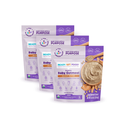 Organic Baby Oatmeal - Peanut Butter