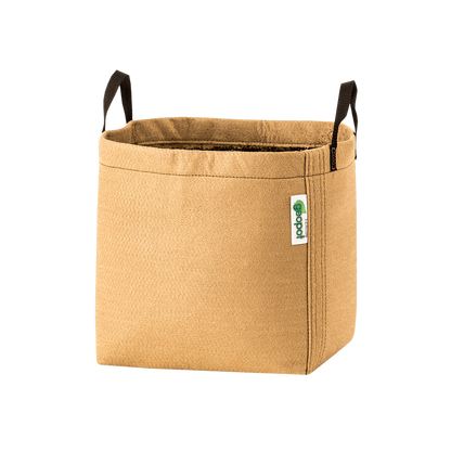 GeoPot Fabric Pot with Handles - Tan by Geopot