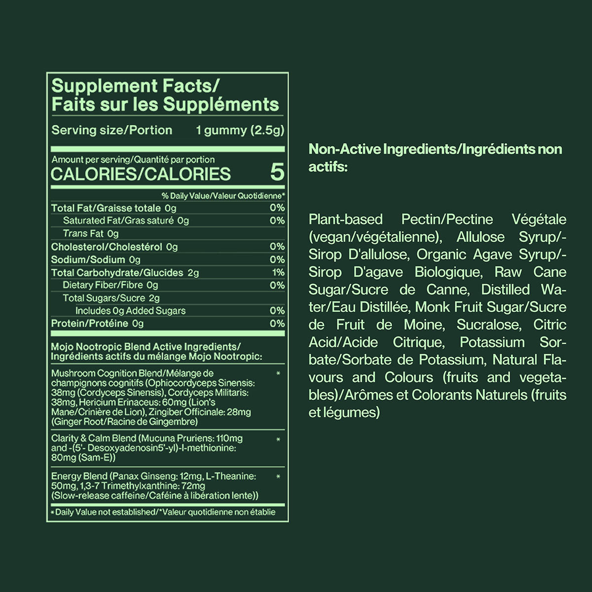 Mojo Microdose | Extra Strength Brain Boost Mushroom Gummies, Strawberry Tangerine Mushroom Gummies