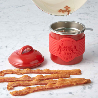 Metal Bacon Bin - Grease Holder