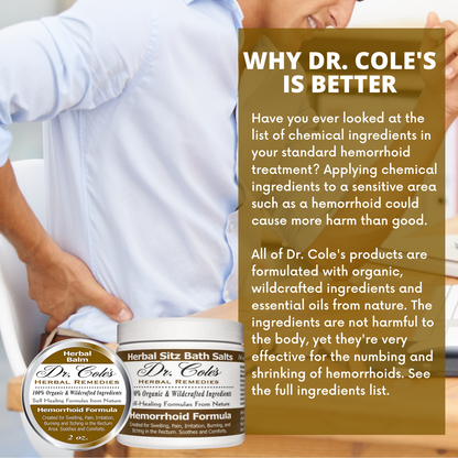 Dr. Cole's Hemorrhoid Balm and Salts Bundle