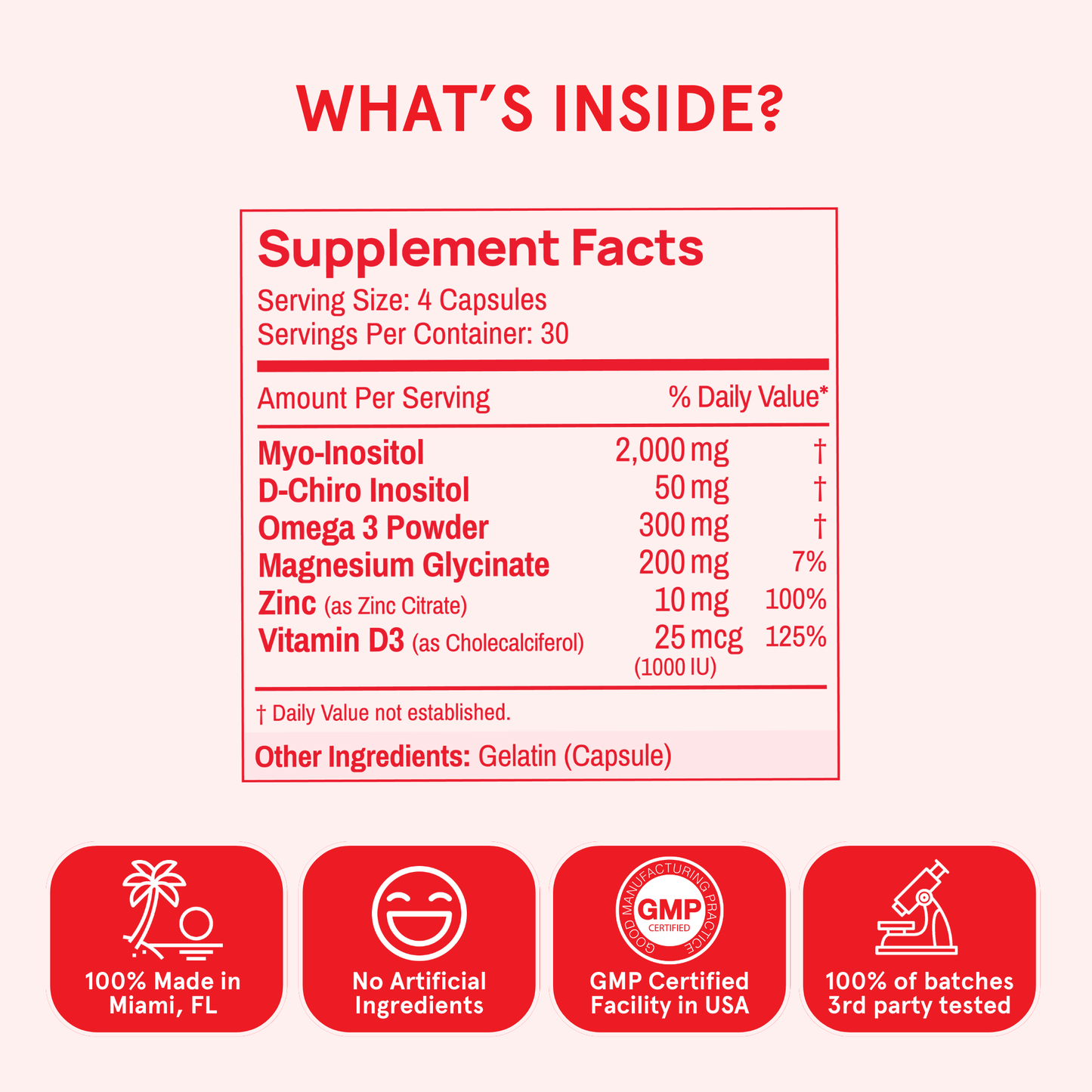 Happy Hormones PCOS Multivitamin V1, Myo D-Chiro Inositol