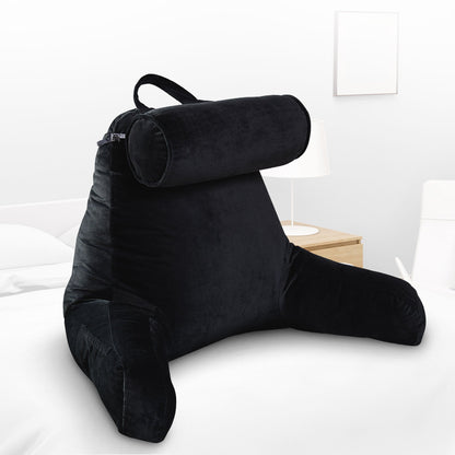 Cheer Collection TV &  Reading Pillow with Detachable Cervical Bolster Backrest , Washable