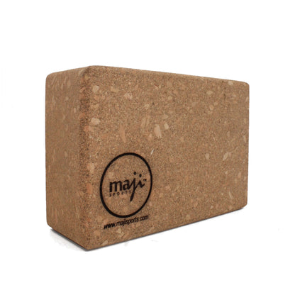 100% Cork Yoga & Pilates Block by Jupiter Gear