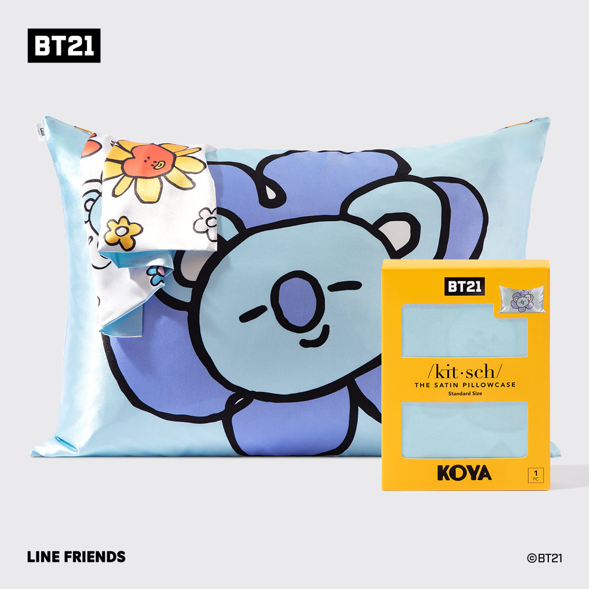 Kitsch x BT21 Satin Pillowcase - KOYA