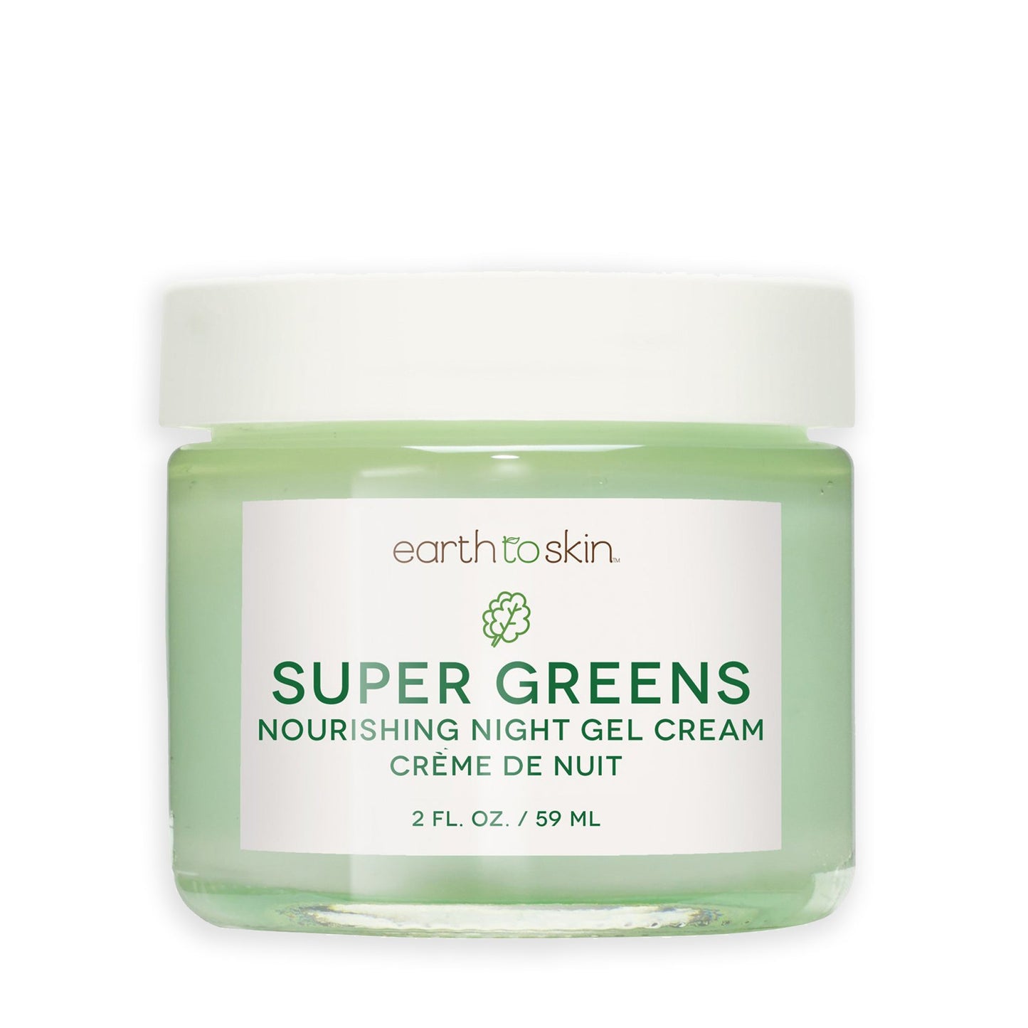 Super Greens Nourishing Night Gel Cream by EarthToSkin