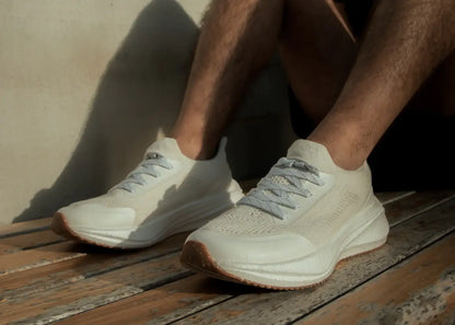 Runners for Men in Pearl White