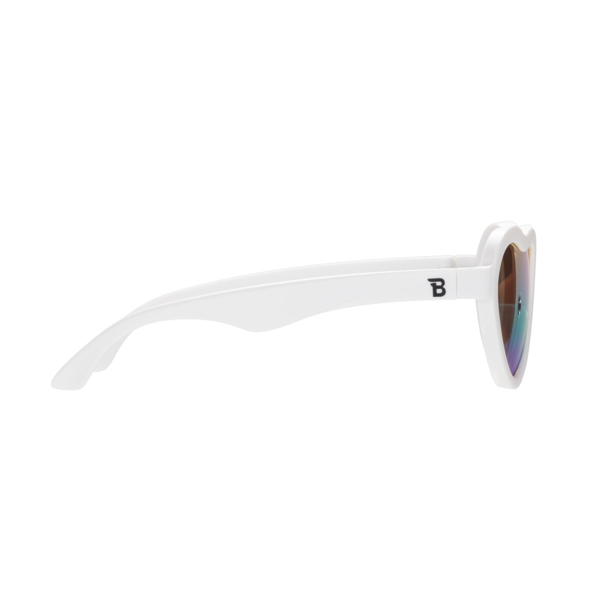 Wicked White | Rainbow Mirrored Lenses