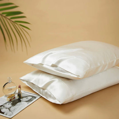 6A Grade Organic Mulberry Silk Pillowcase for Better Skin & Hair- 30 Momme. Pure Silk on Both Sides