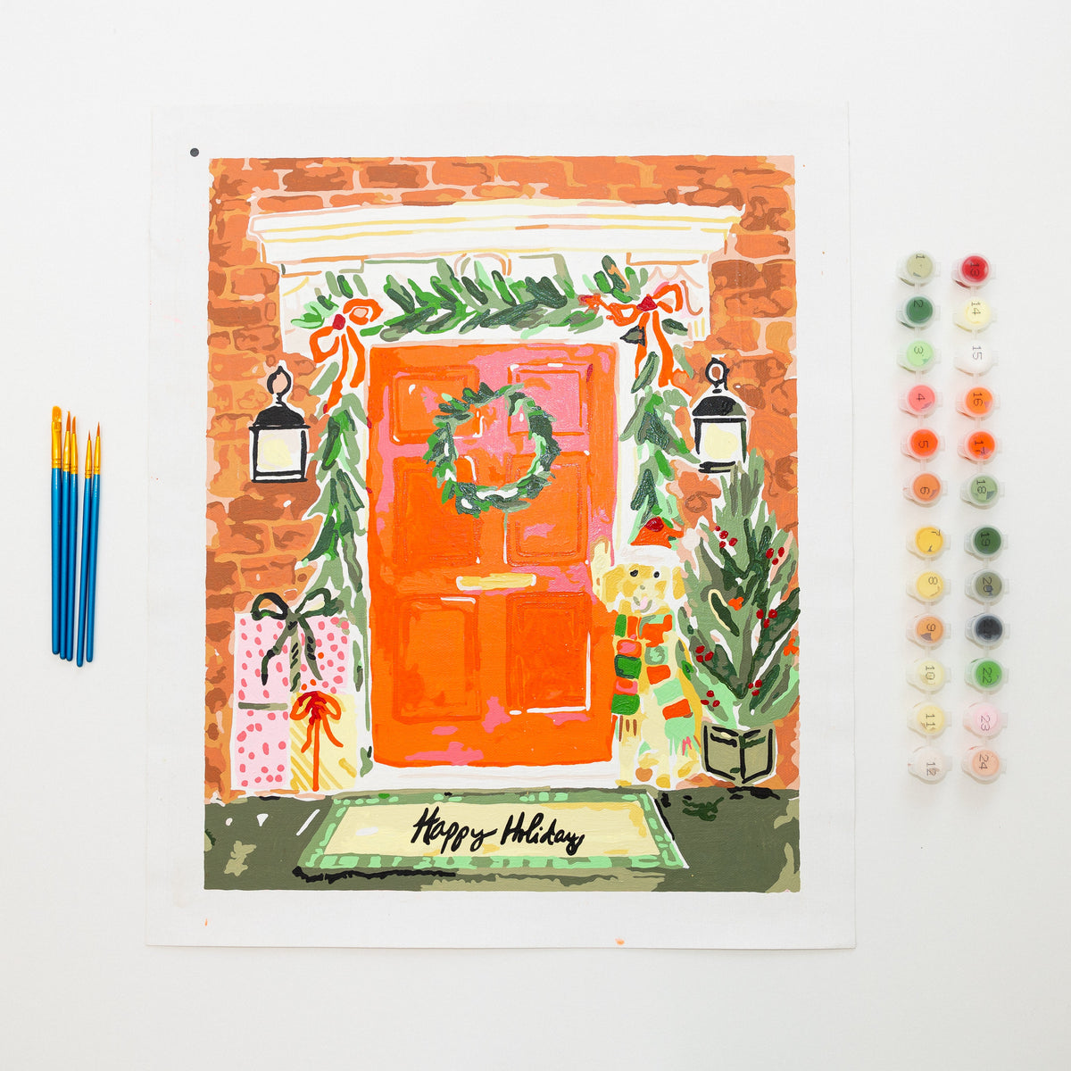 Red Door by Lindsay Brackeen Paint by Numbers Deluxe