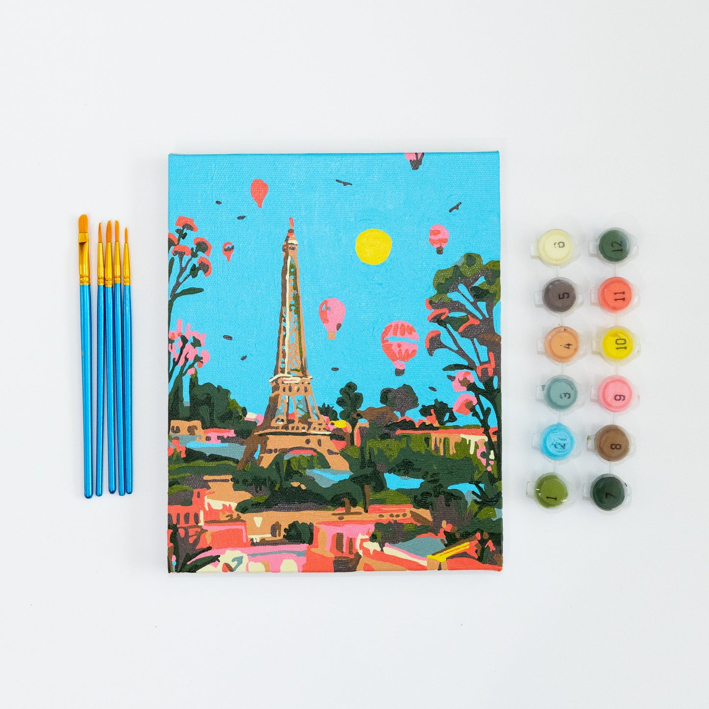 Summer in Paris by Millie Illustrates Paint by Numbers Framed Mini