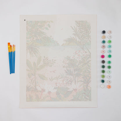 Tropical Beach by Sabina Fenn Paint by Numbers Deluxe